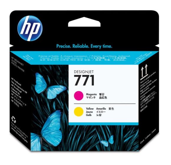 HP 771 Magenta/Yellow Designjet Printhead (CE018A)