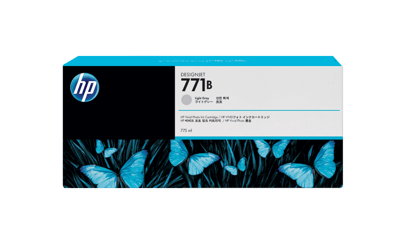 HP 771B 775ml Light Gray Ink Cartridge (B6Y06A)