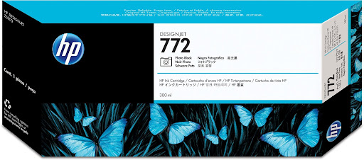 HP 772 DesignJet Ink Cartridge 300-ml - Photo Black (CN633A)