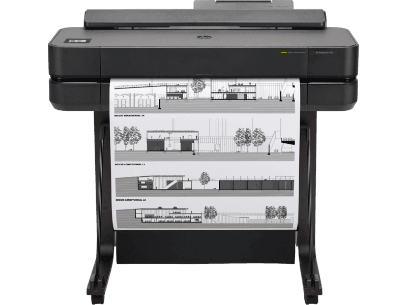 HP DesignJet T650 24-inch Large Format Printer (up to A1 size) with Mobile Printing
