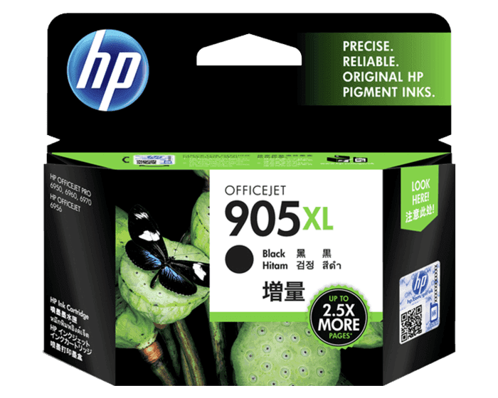HP 905 XL Black Original Ink Cartridge (T6M17AA)