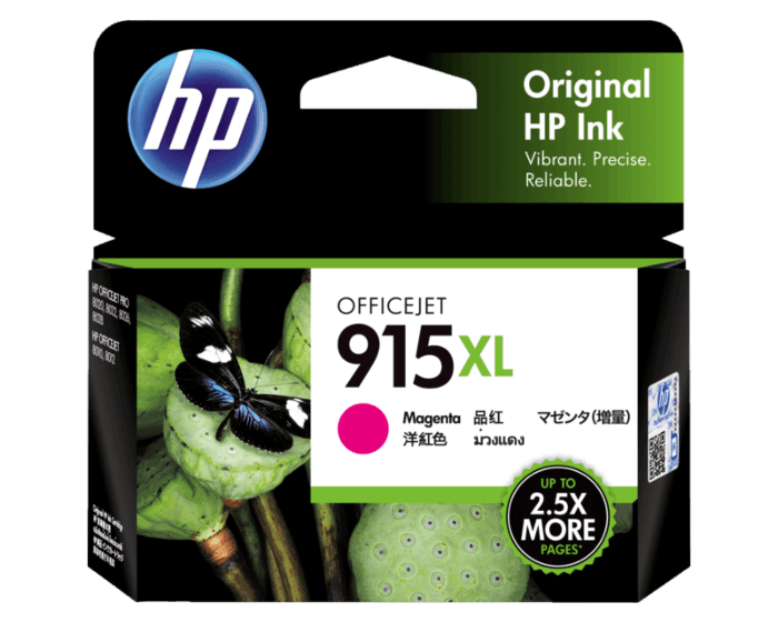 HP 915 XL Magenta Original Ink Cartridge (3YM20AA)