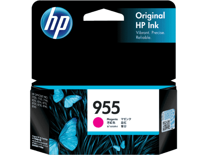 HP 955 Magenta Original Ink Cartridge (L0S54AA)