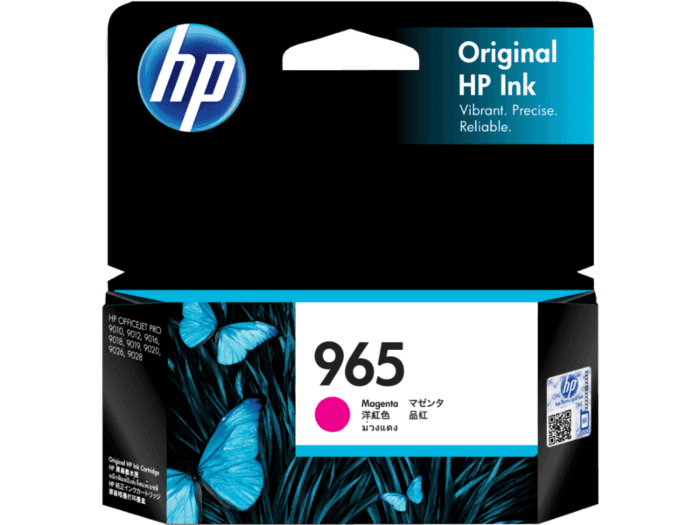 HP 965 Magenta Original Ink Cartridge (3JA78AA)