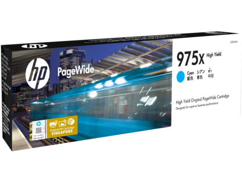 HP 975X Cyan Original PageWide Cartridge (L0S00AA)