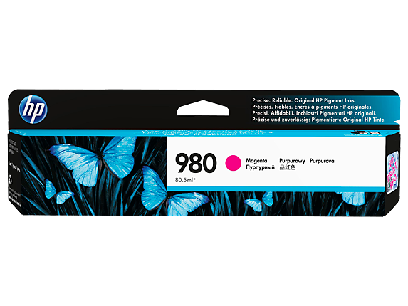 HP 980 Magenta Original Ink Cartridge (D8J08A)