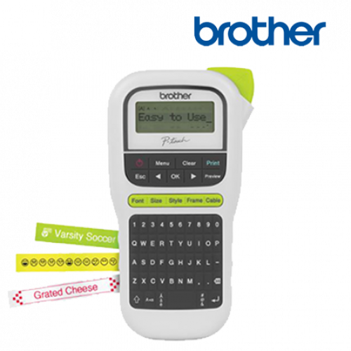 Brother PT-H110 Labeling Machines (Print Width: Up to 12mm, Print Speed: 20mm/ sec, Manual Cutter)