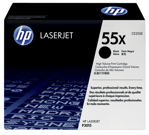 HP 55X Black LaserJet Toner Cartridge (CE255X)