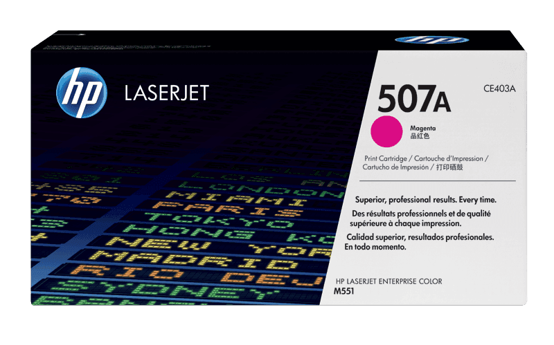 HP CE403A Magenta Toner Cartridge (507A)