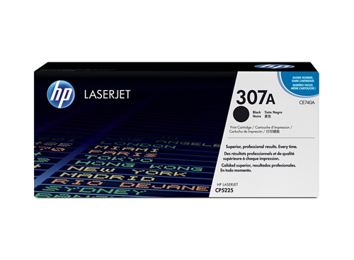 HP 307A Black LaserJet Toner Cartridge (CE740A)