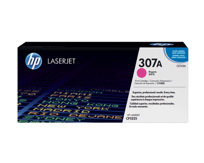 HP 307A Magenta LaserJet Toner Cartridge (CE743A)