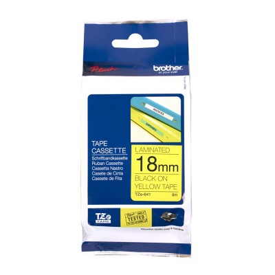 Brother TZe-641 Black on Yelow (18mm) Tape