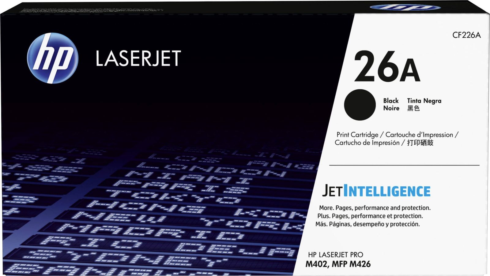 HP 26A Black LaserJet Toner Cartridge (CF226A)