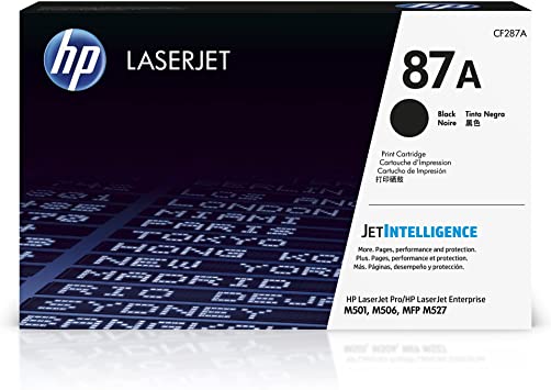 HP CF287A Black Toner Cartridge (87A)