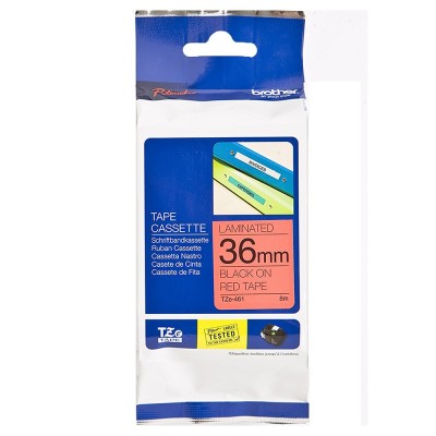 Brother TZe-461 Black on Red (36mm) Tape