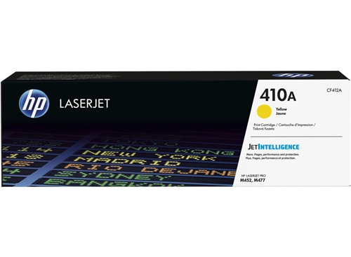 HP 410A Yellow LaserJet Toner Cartridge (CF412A)