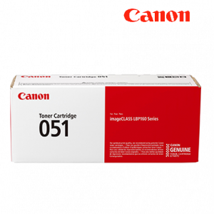 Canon 051 Black Toner Cartridge 1.7k (CART051)