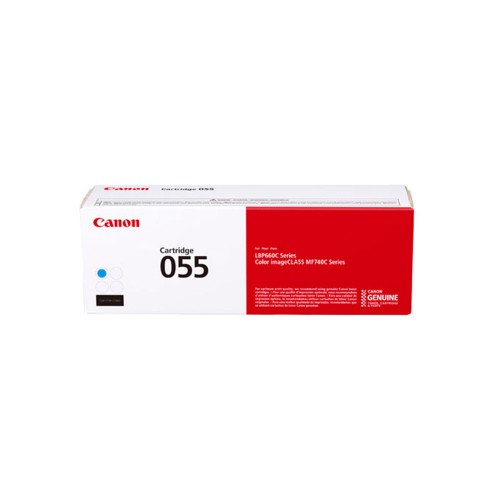 Canon 055 Cyan Toner Cartridge 2.3k (CART055C)