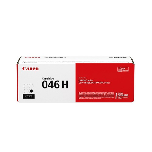 Canon Cartridge 046H Black High Cap Toner Cartridge (CART046HBK)