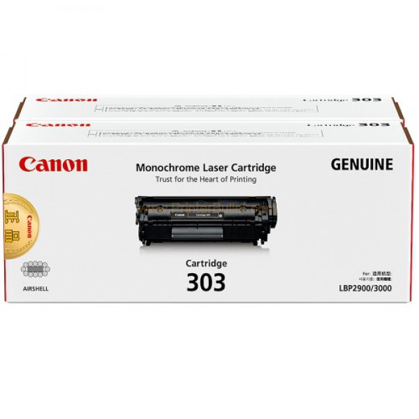 Canon Cartridge 303 Twin Pack Toner Cartridge (CART303TWIN)
