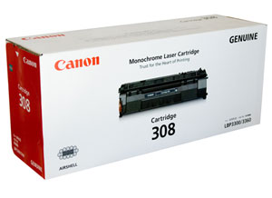 Canon Cartridge 308 Black Toner Cartridge (CART308BK)