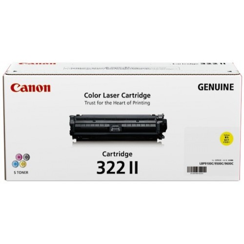 Canon Cartridge 322 II Yellow Toner Cartridge (CART322IIY)