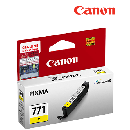 Canon CLI-771 Yellow Dye Ink Tank (6.5ml) (CLI771Y)