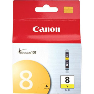 Canon CLI-8Y Yellow Ink Cartridge (CLI8Y)
