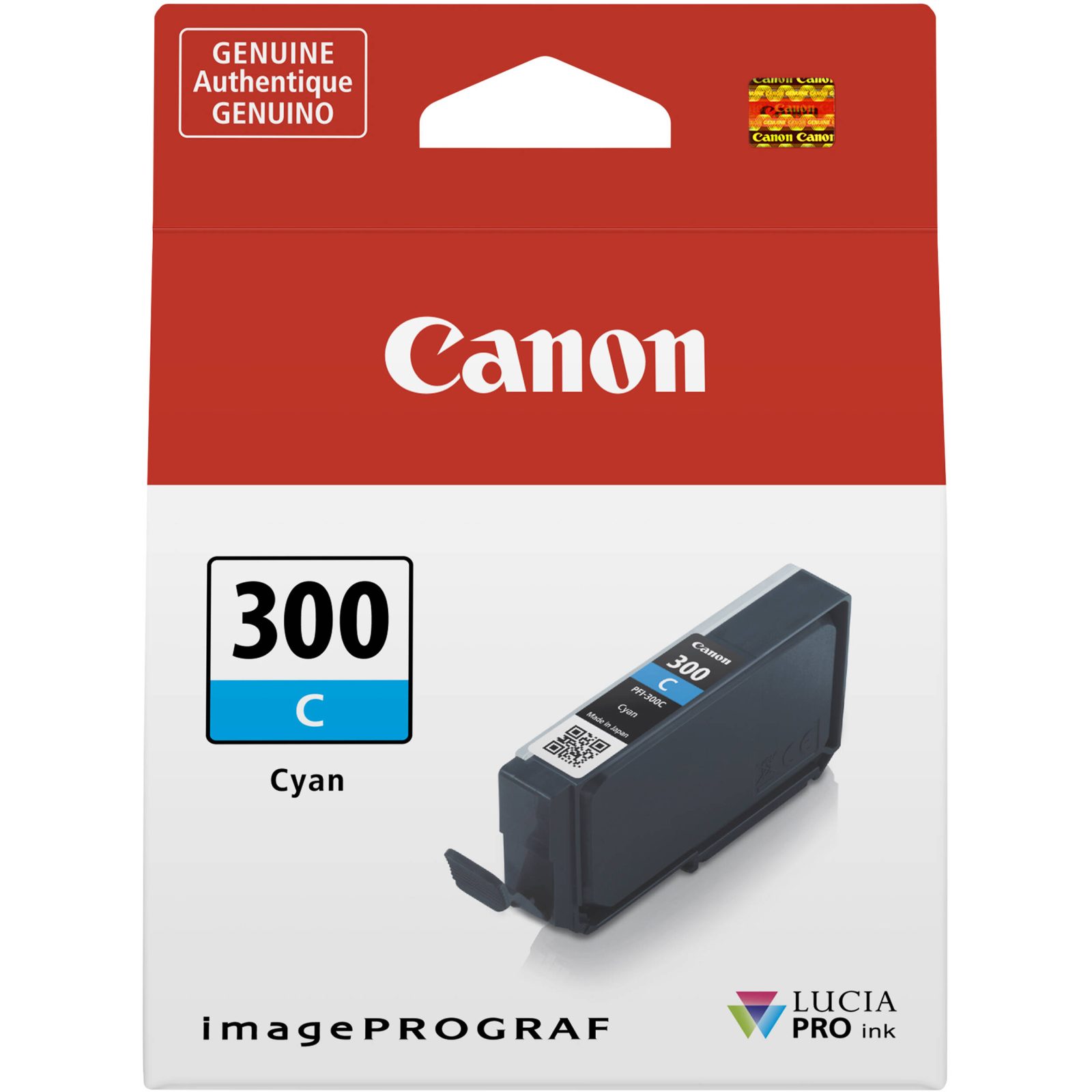 Canon PFI-300 Cyan Ink Tank (CPFI300C)