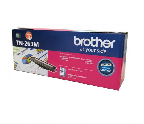 Brother TN-263 Magenta Toner Cartridge (1300 pages) (B TN-263 M)