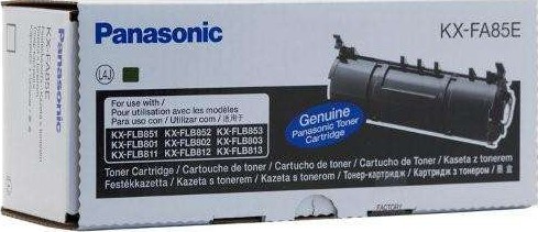 Panasonic KX-FA85E Black Toner Cartridge (KXFA85E)