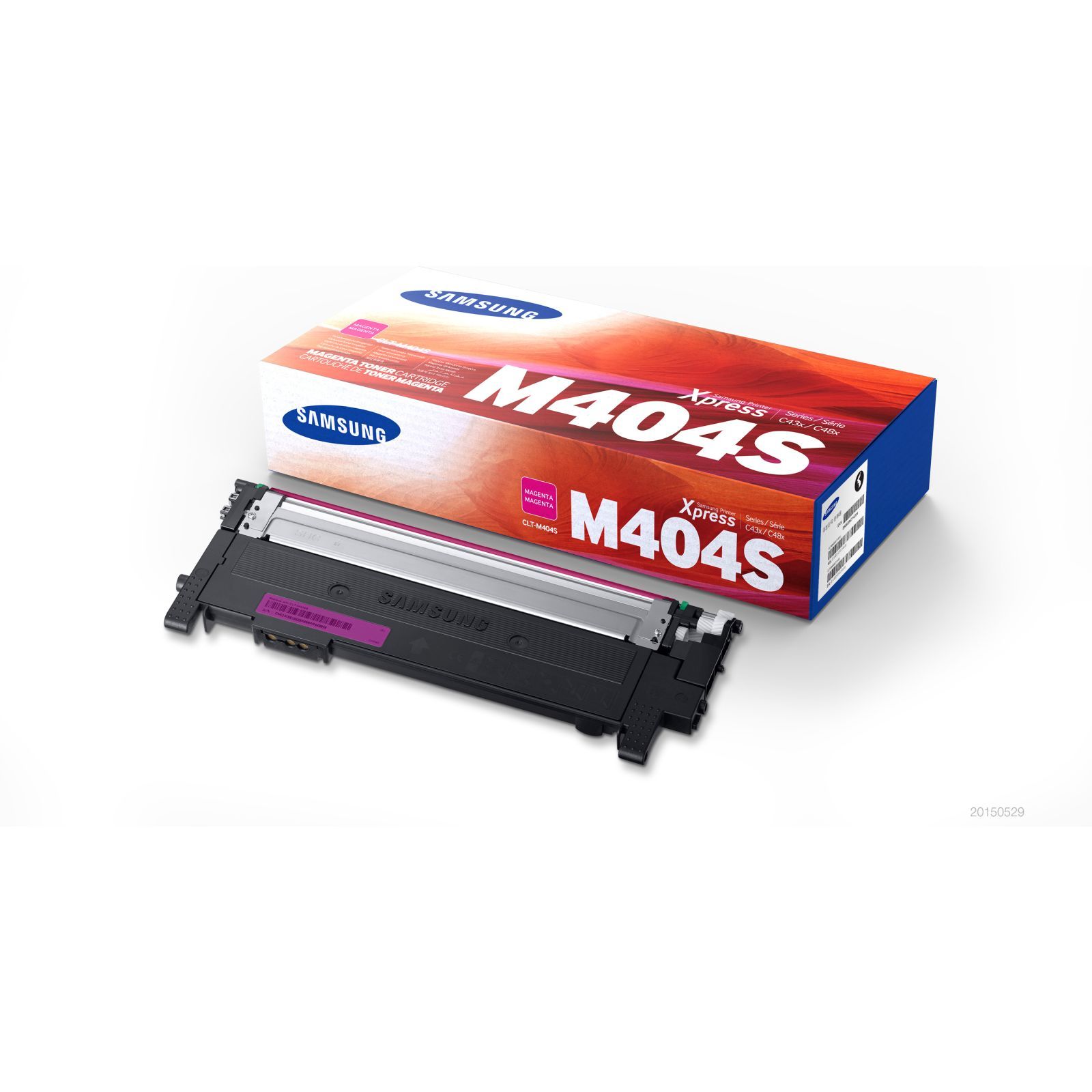 Samsung CLT-C404S, CLT-M404S, CLT-Y404S Color Toner Cartridge (1000pgs, For SL-C43x, SL-C48x) (SG CLT-M404S)