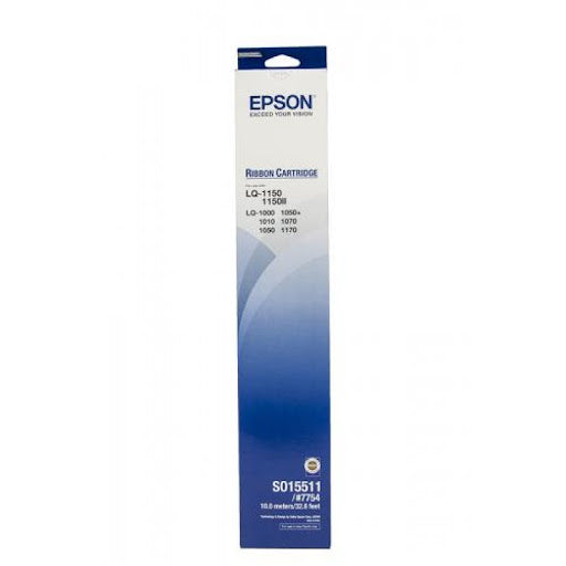 Epson C13S015511 Ribbon Cartridge (For LQ-1000, 1050, 1050+, 1010, 1070, 1070+, 10m Length)
