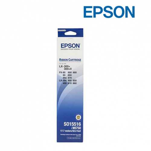 Epson C13S015516 Ribbon Cartridge (For LX-300/300+, 300+II, 400, 800, 850, 17.7m Length)
