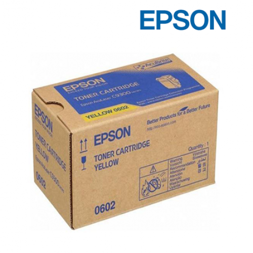 Epson C13S050602 Yellow Color Toner (Up to 7,500 Page Yield, For AL-C9300DN, Original Toner)