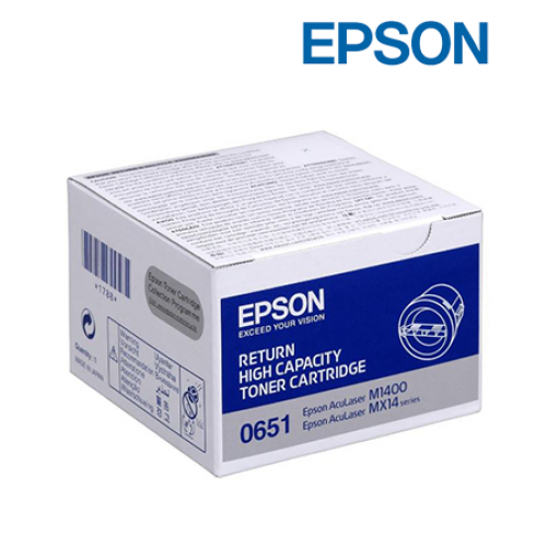 Epson C13S050650 Black High Capacity Toner (Up to 2,200 Page, For AL-M1400, MX14, MX14NF)