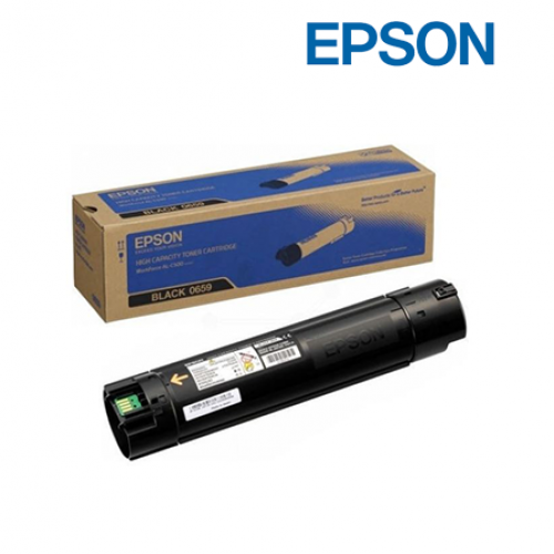 Epson C13S050659 Black Toner Cartridge (High Capacity, For AL-C500DN, 18,300 Page Yield)