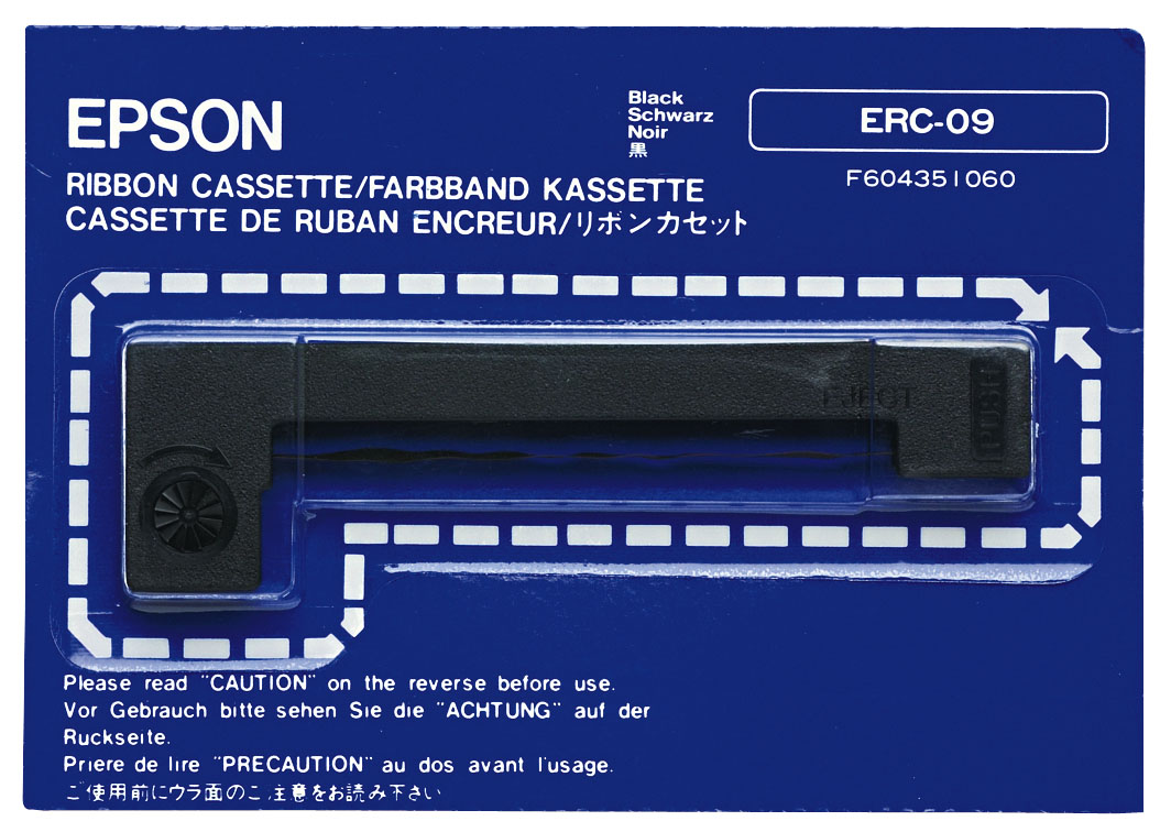 Epson ERC 09 Ribbon - Black (EPS ERC 09)