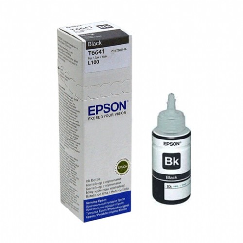 Epson L100 L200 L300 Black Ink Cartridge (T6641)