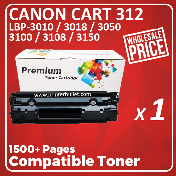 Compatible Canon 312 Black Toner Cartridge