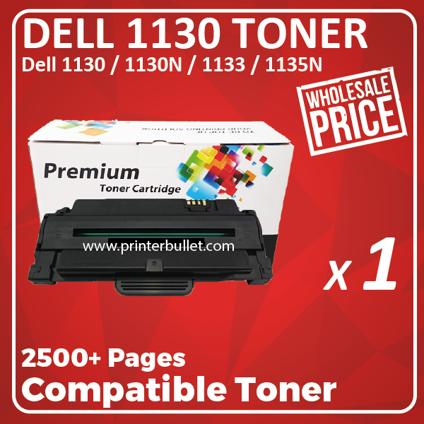 Compatible Dell B1130 Black Toner Cartridge