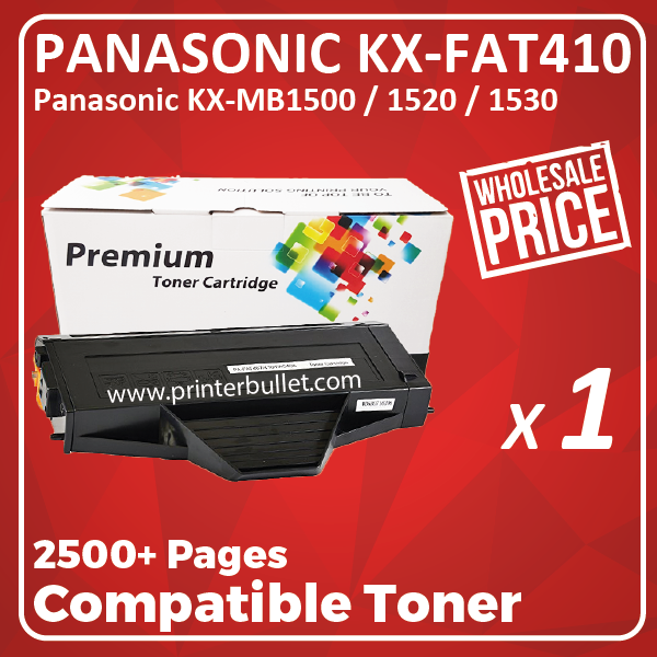 Compatible Panasonic KX-FAT410 Black Toner Cartridge