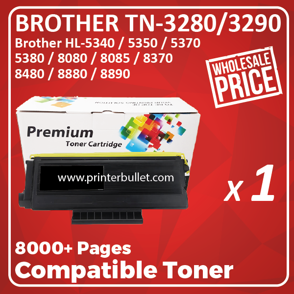 Compatible Brother TN-3280 Black Toner Cartridge