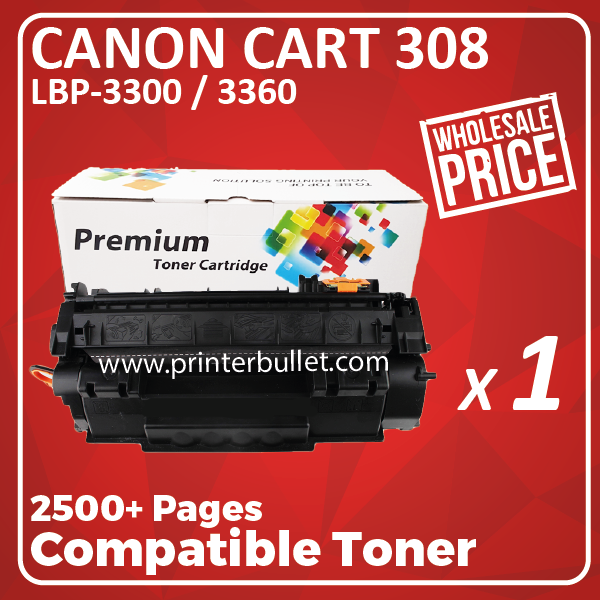Compatible Canon 308 Black Toner Cartridge