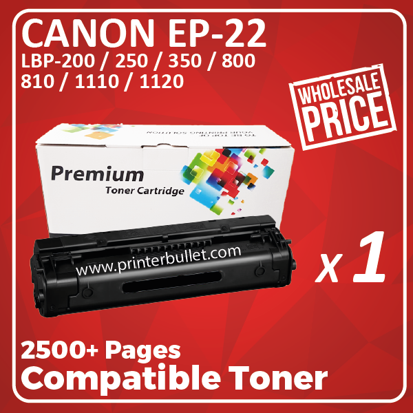 Compatible Canon EP-22 Black Toner Cartridge