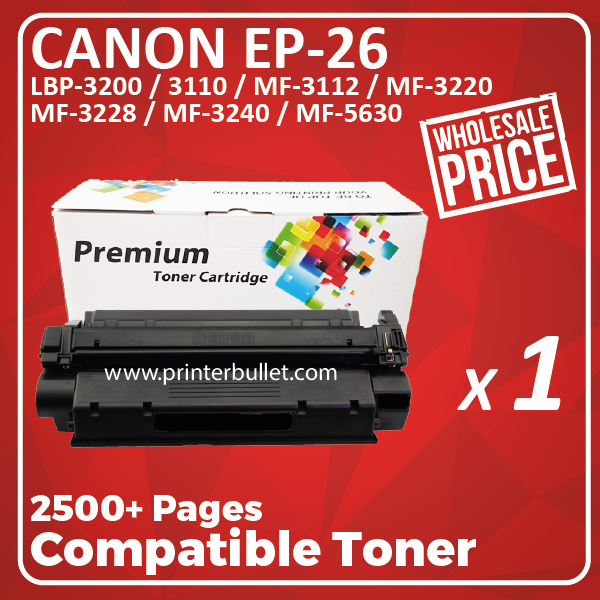 Compatible Canon EP-26 Black Toner Cartridge