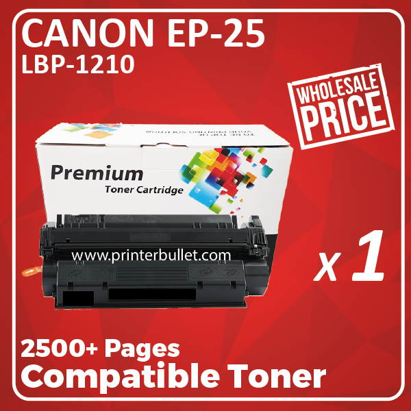 Compatible Canon EP-25 Black Toner Cartridge