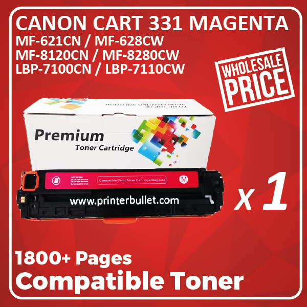 Compatible Canon 331 Magenta Toner Cartridge