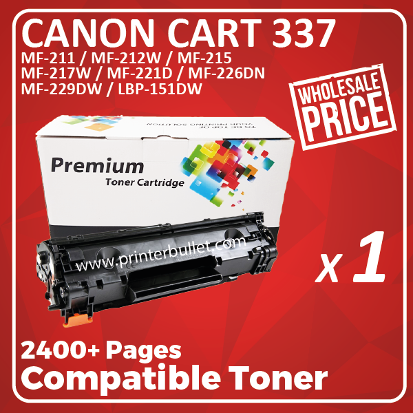 Compatible Canon 337 Black Toner Cartridge