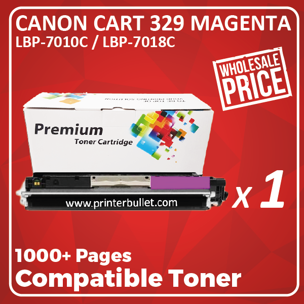 Compatible Canon 329 Magenta Toner Cartridge